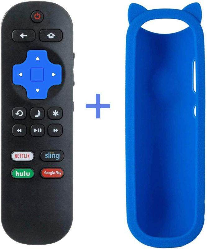 Motiexic Remote Control Compatible with Insignia NS-RCRUS-17 Roku TV NS-32DR420NA16 NS-32DR420NA16A NS-32DR420NA16B NS-40DR420NA16 NS-40DR420NA16B NS43DR710NA17 NS-43DR710NA17 NS-48DR420NA16