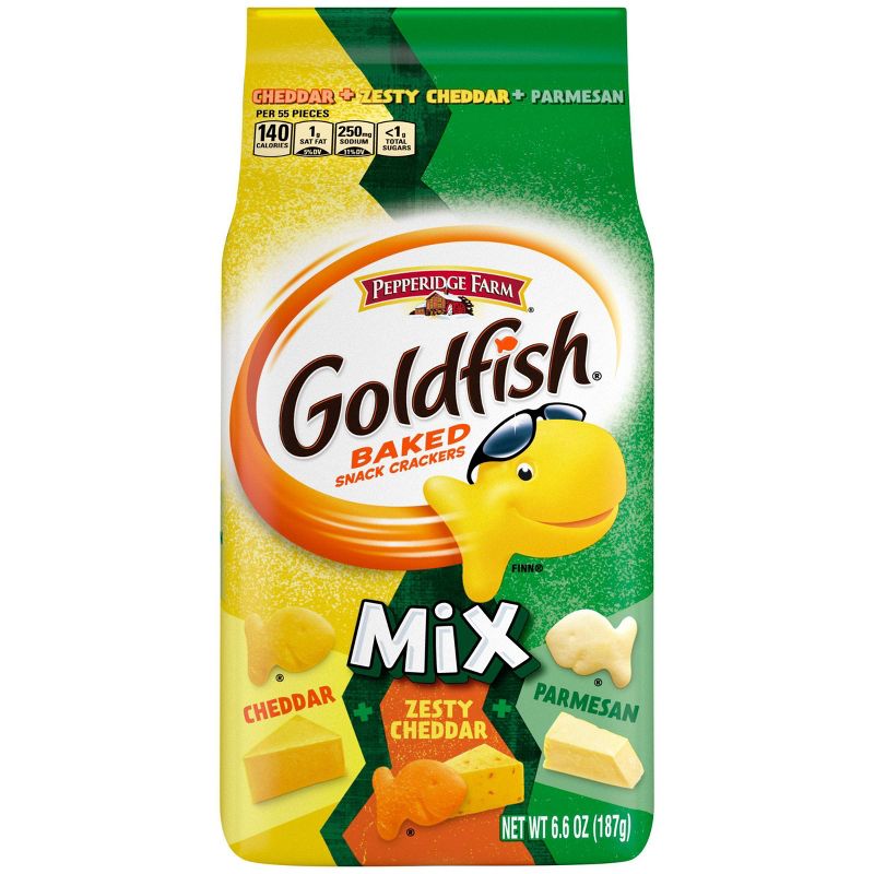 Pepperidge Farm Goldfish Three Cheese Crackers - 6.6oz