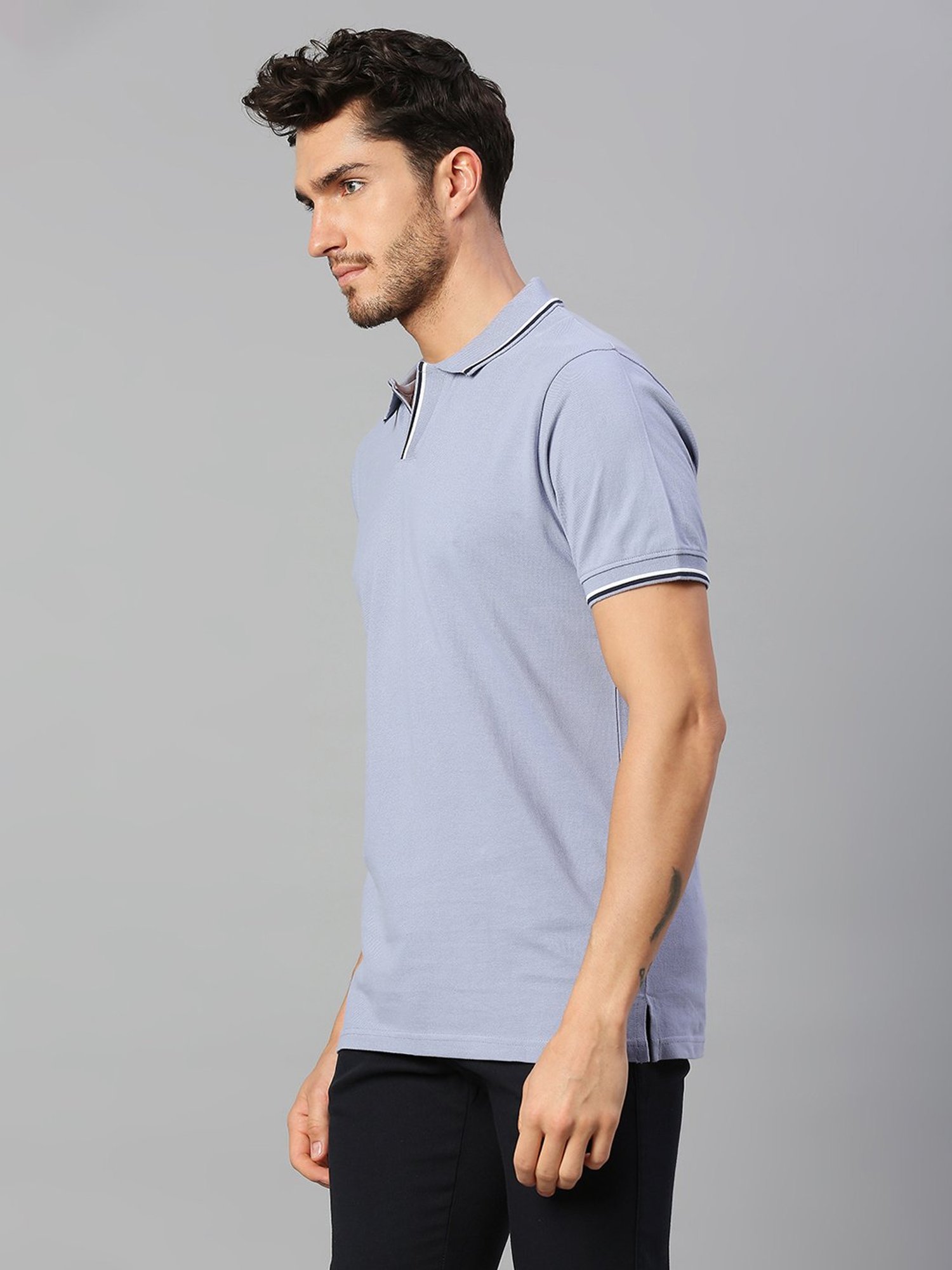 Dennis Lingo Lilac Regular Fit Polo T-Shirt