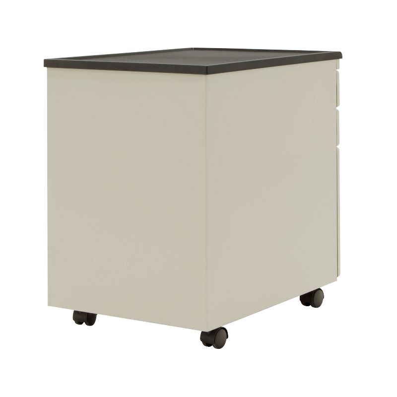 Mobile File Cabinet w/Locking Drawers - Putty