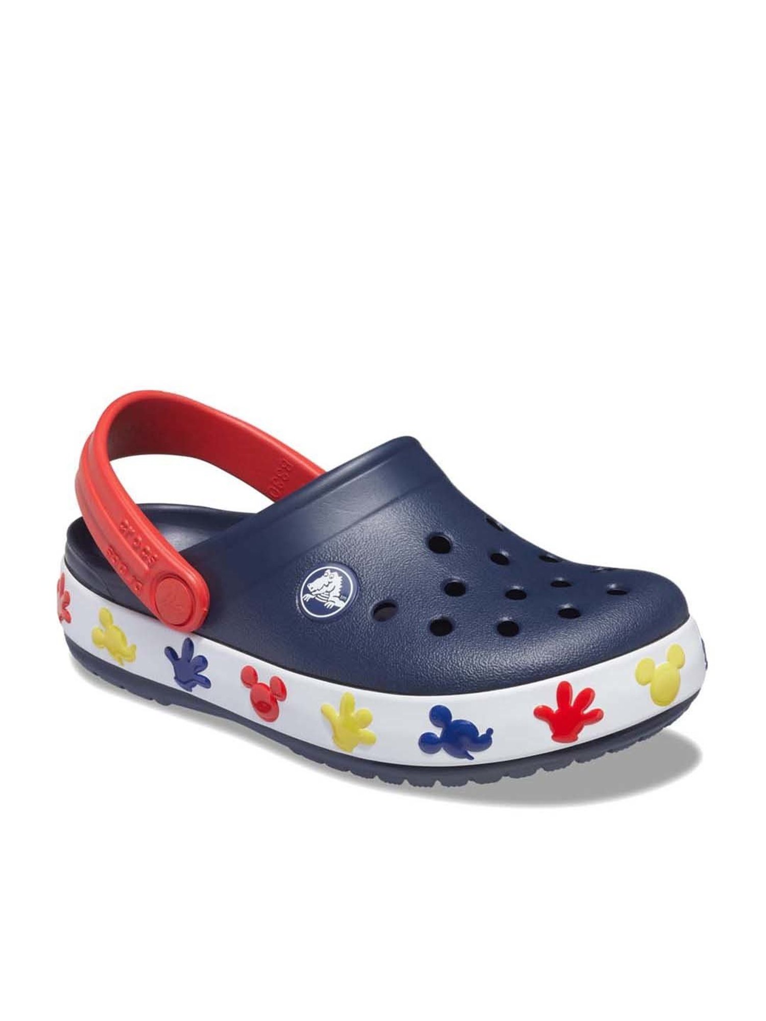 Crocs Kids FunLab Navy Back Strap Clogs