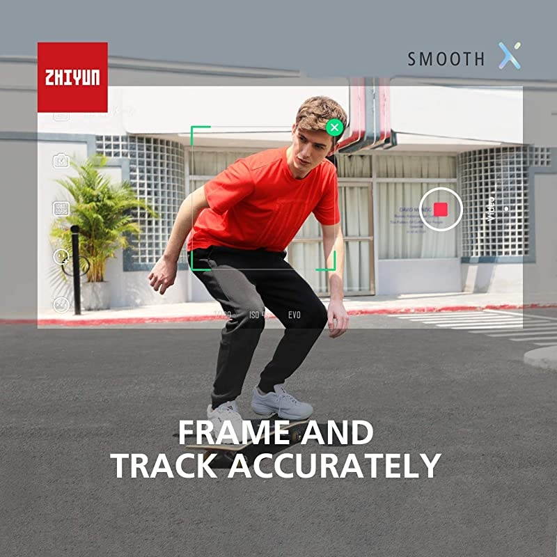 Smooth X Kit with Mini Tripod and Pouch 2Axis Smartphone Gimbal Stabilizer for iPhone 11 Pro Xs Max Xr X 8 Plus 7 6 SE Android Smartphone Samsung Cell Phone SmoothX Combo Gray