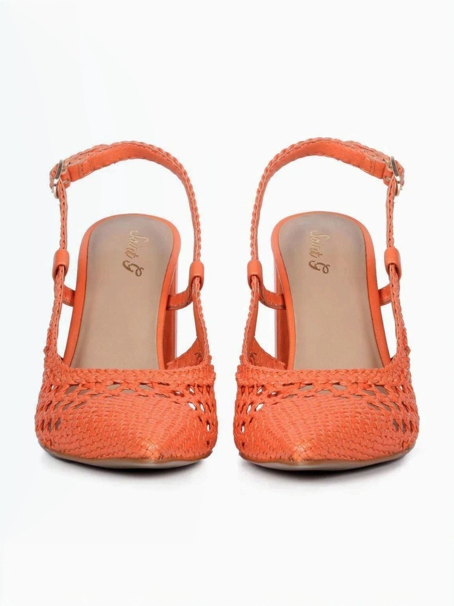 Saint G Women's Malea Orange Sling Back Sandals