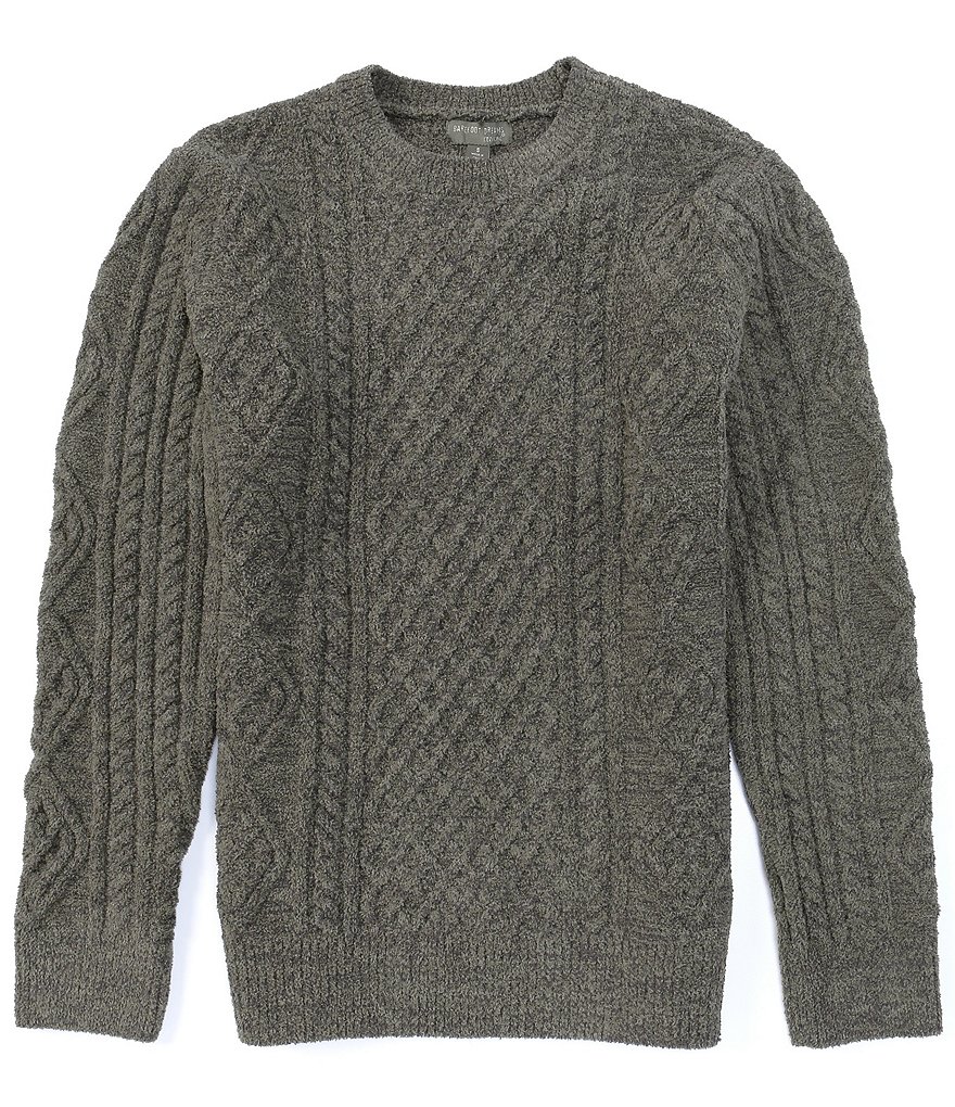 Barefoot Dreams Long-Sleeve Aran Pullover