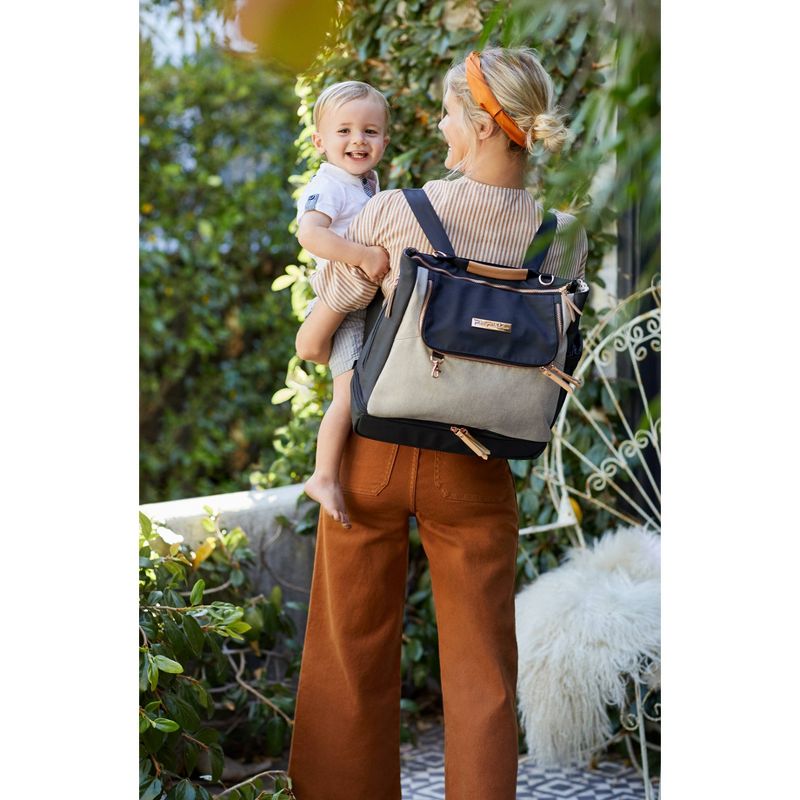 Petunia Pickle Bottom Pivot Diaper Bag- Sand/Black