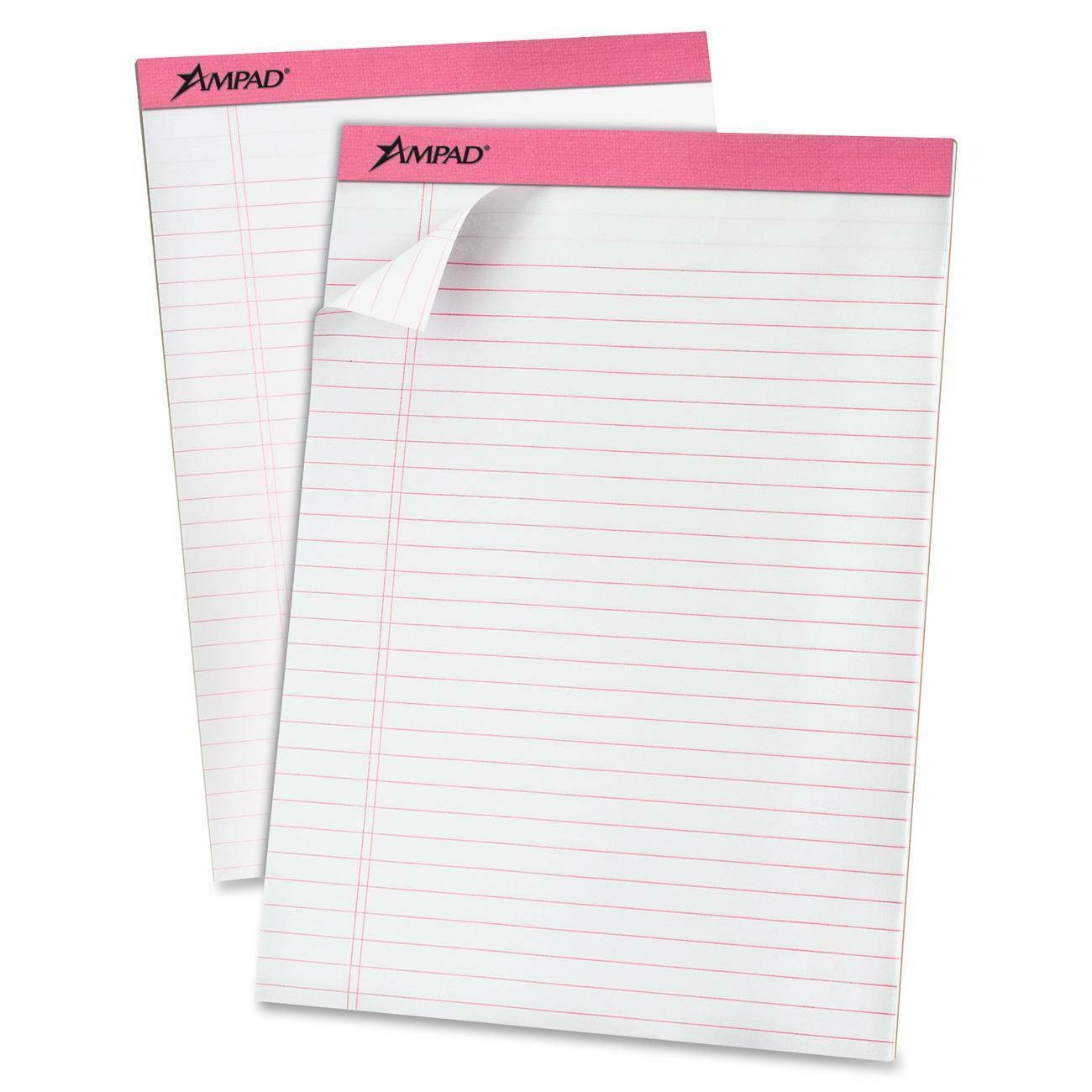 Ampad Legal-ruled Writing Pad - 50 Sheet - 20 Lb - Legal/wide Ruled - (20098)