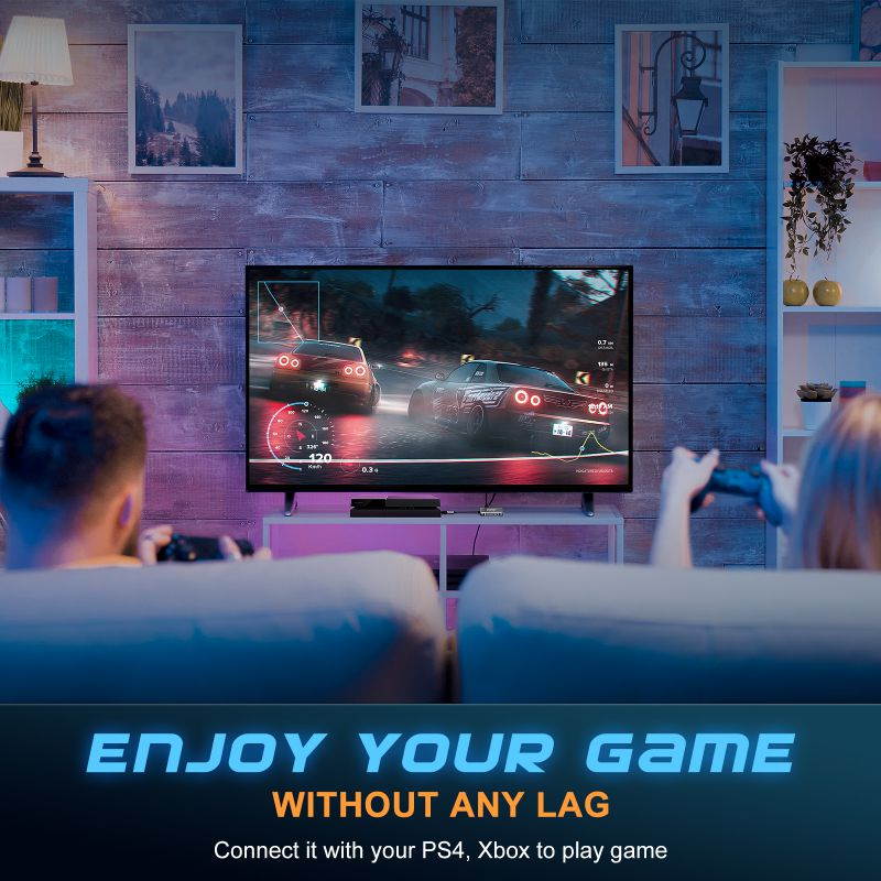 Foxnovo Video Capture Cards - HDMI to USB 3.0 4k Loop Out 1080P 60FPS Live Real-time Game Capture Device, Compatible with DSLR Camcorder/Camera/PS4/PS3/Switch