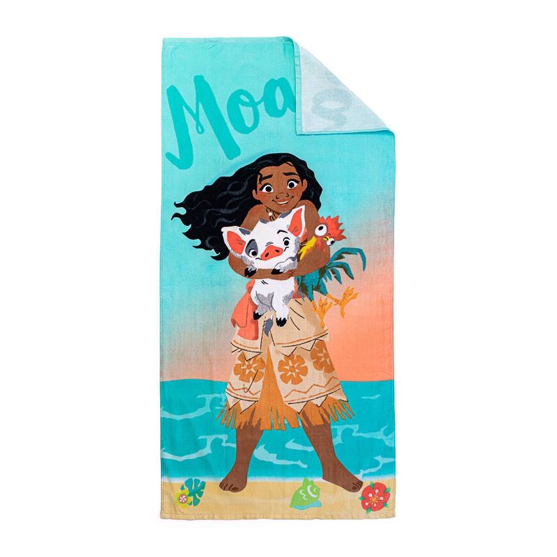 Moana Hug Beach Towel Blue - Disney