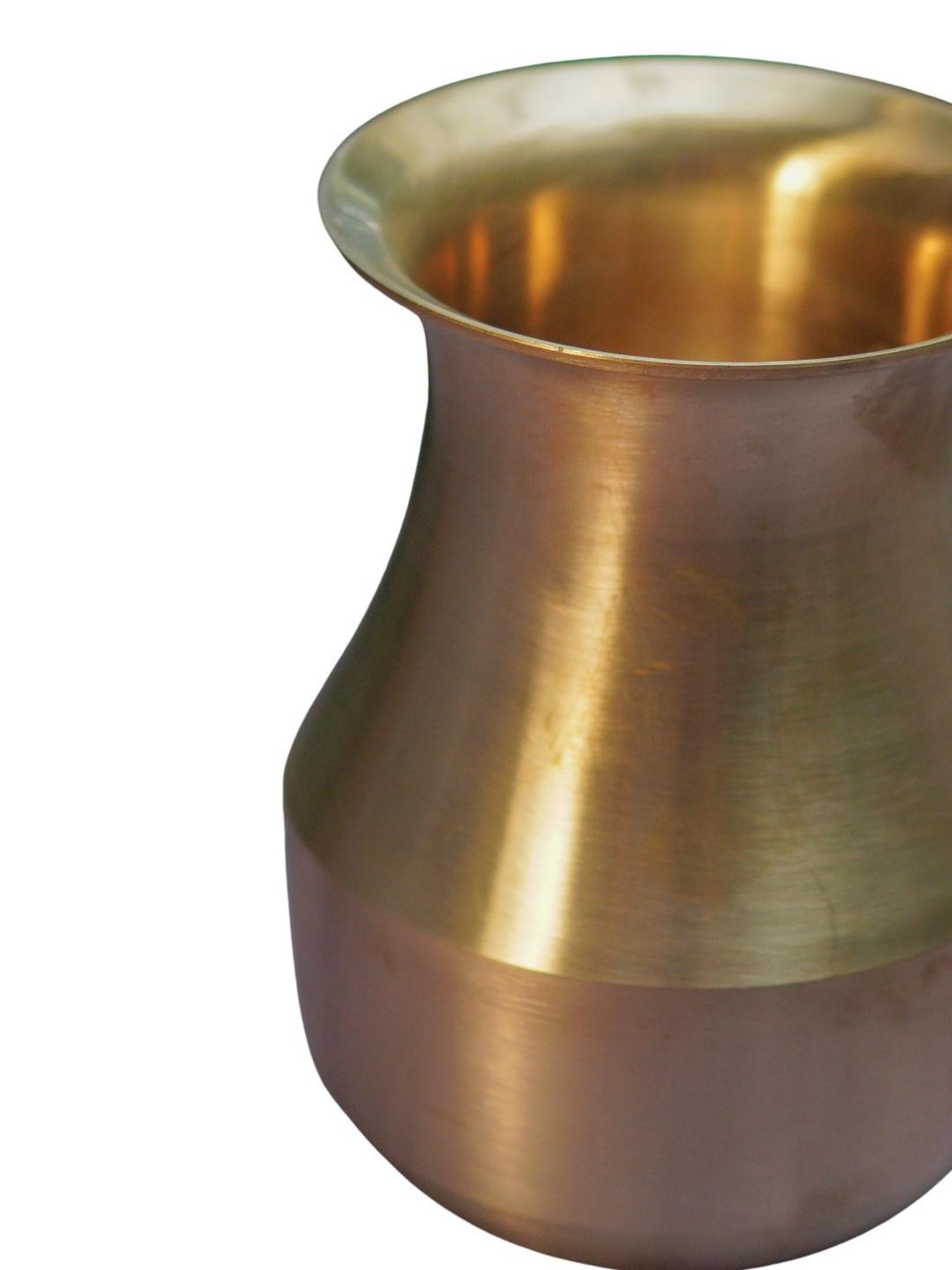 Ambi Elegant Traditional Pure 100% Kansa Parsi Lota -Tumbler / Glass