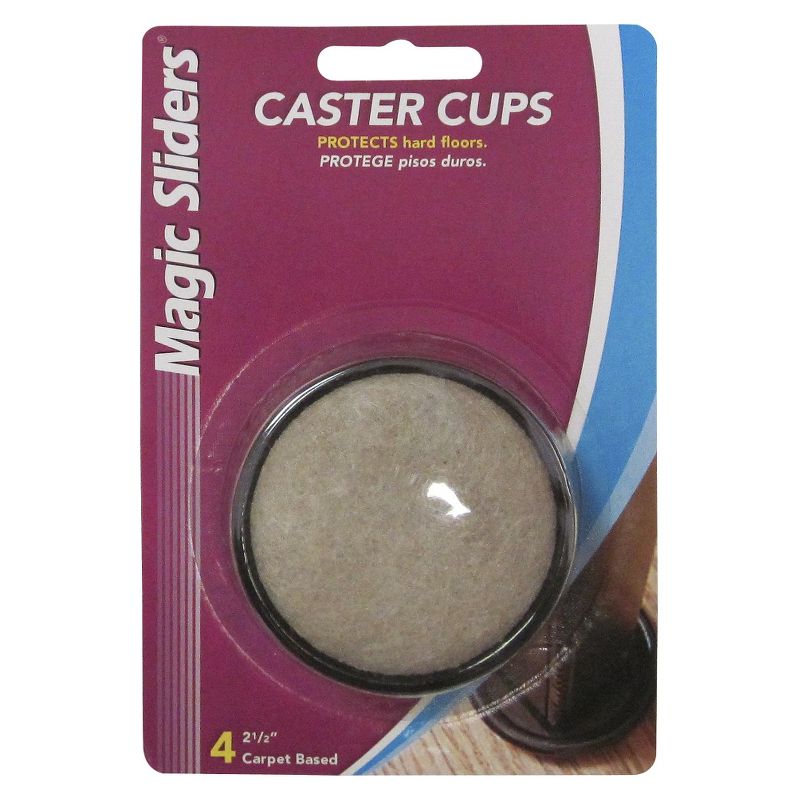 Magic Sliders Caster Cups 4-pk.