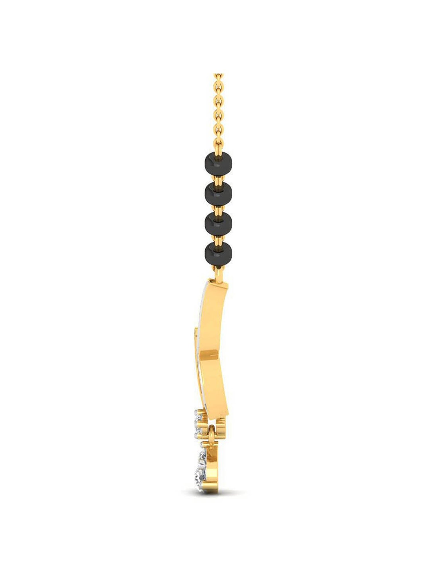 Waman Hari Pethe Jewellers 18k Gold & Diamond Mangalsutra for Women