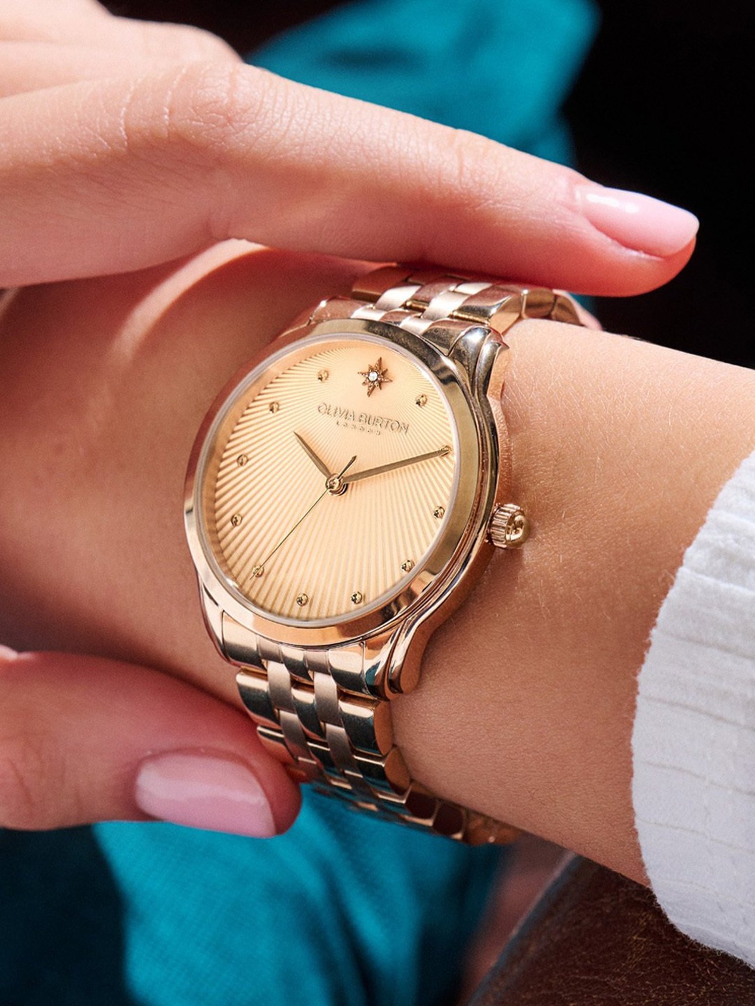 Olivia Burton 24000051 Starlight Analog Watch for Women