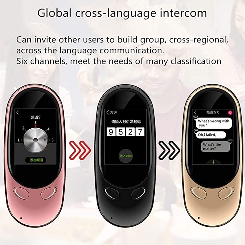 Multiple Languages Translator Portable Smart Two-Way Real Time Multi-Language Voice Translator for Learning Travel Meeting