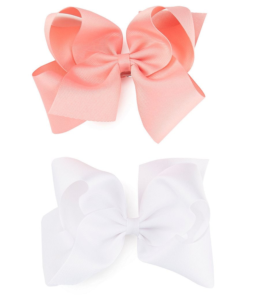 Copper Key Girls Grosgrain King Bows 2-Pack