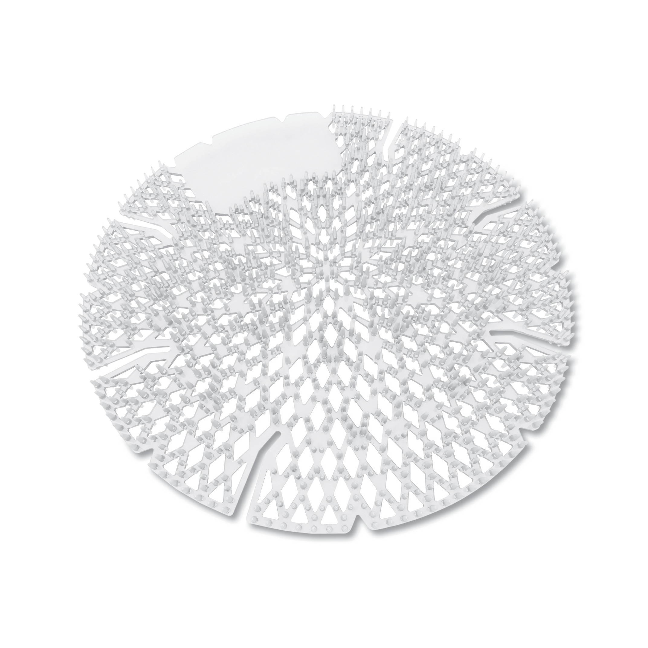 Pearl 3D Urinal Screen, Melon Mist, Clear, 10/Pack, 6 Pack/Carton BGD621CT