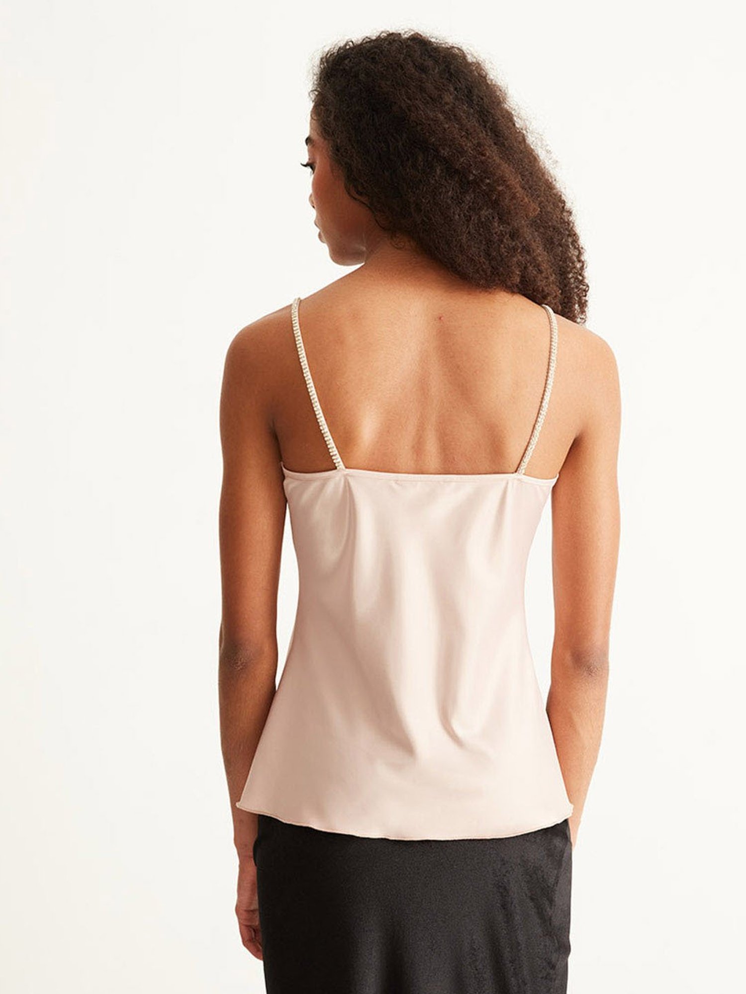 Cover Story Link Pink Embellished Cami Top
