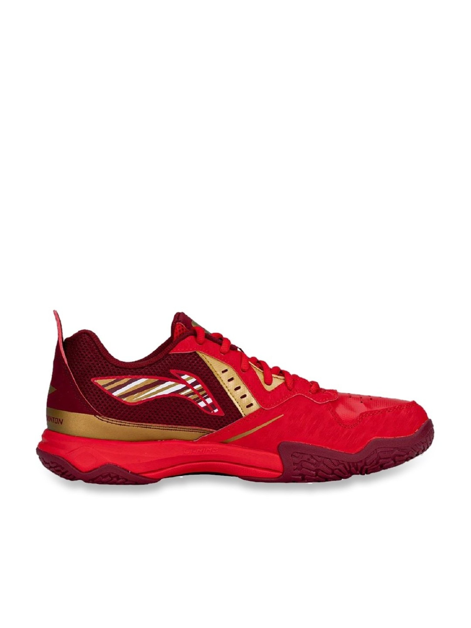 Li-Ning Men's RANGER LITE SE II Fiery Red Indoor Court Shoes