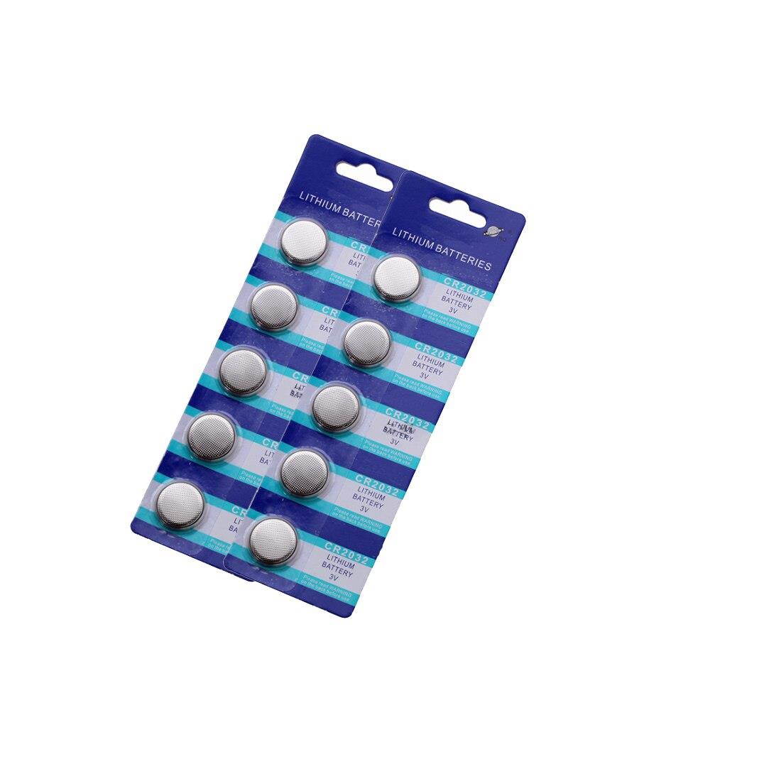 10 Lots 10pcs/lot CR2032 BR2032 DL2032 SB-T15 EA2032C ECR2032 L2032 CR 2032 Lithium Li-ion 3V Button Coin Battery