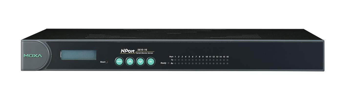 MOXA NPort 5610-16 - 16 Ports RS-232 Rack Mount Serial Device Server