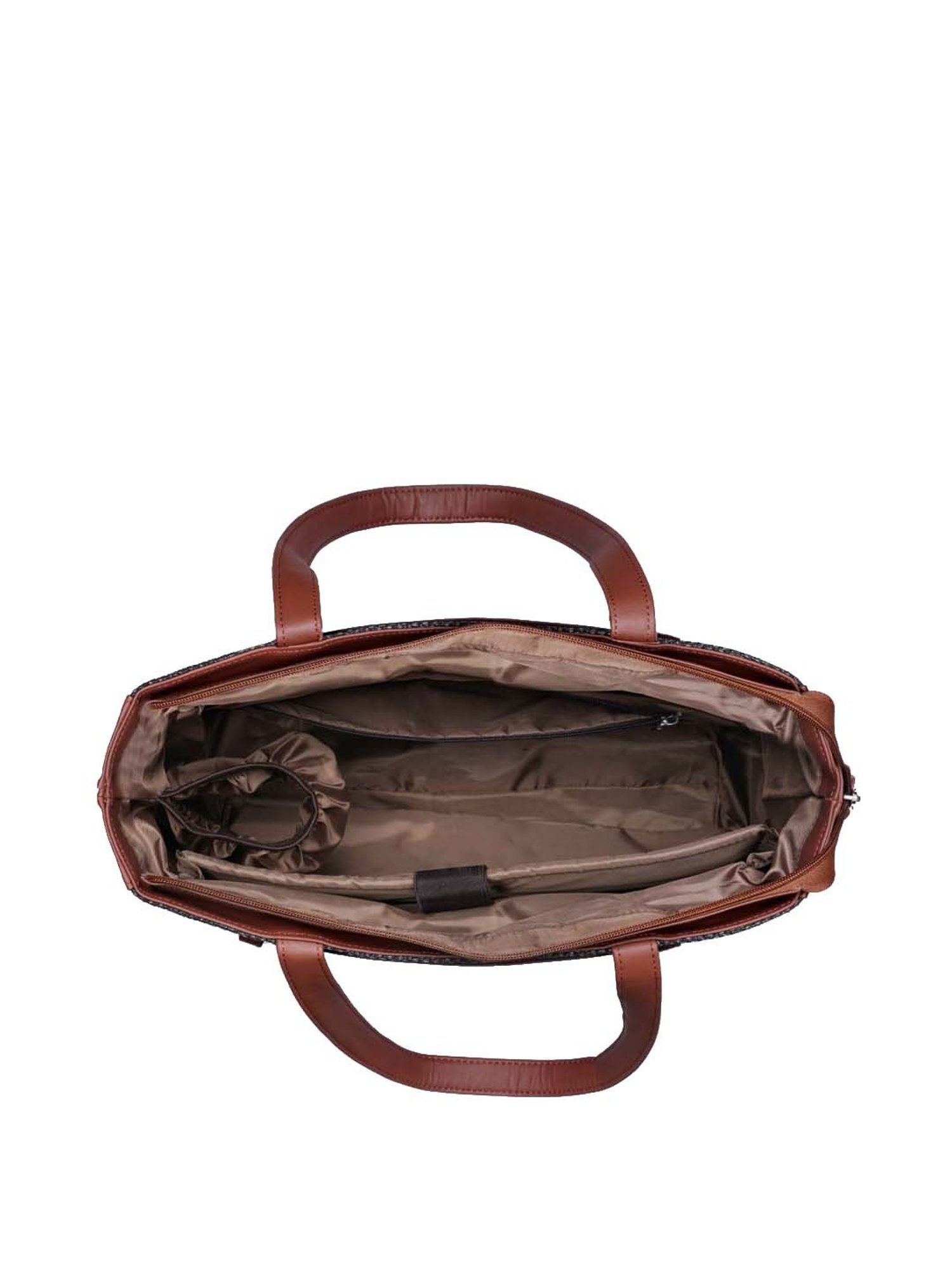 ZOUK Multicolor Printed Large Laptop Tote Handbag