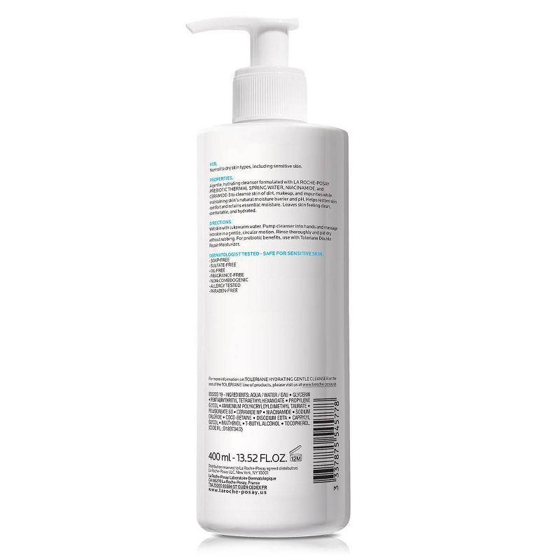 La Roche-Posay Toleriane Hydrating Gentle Face Cleanser - Normal to Dry Skin - 13.52 fl oz