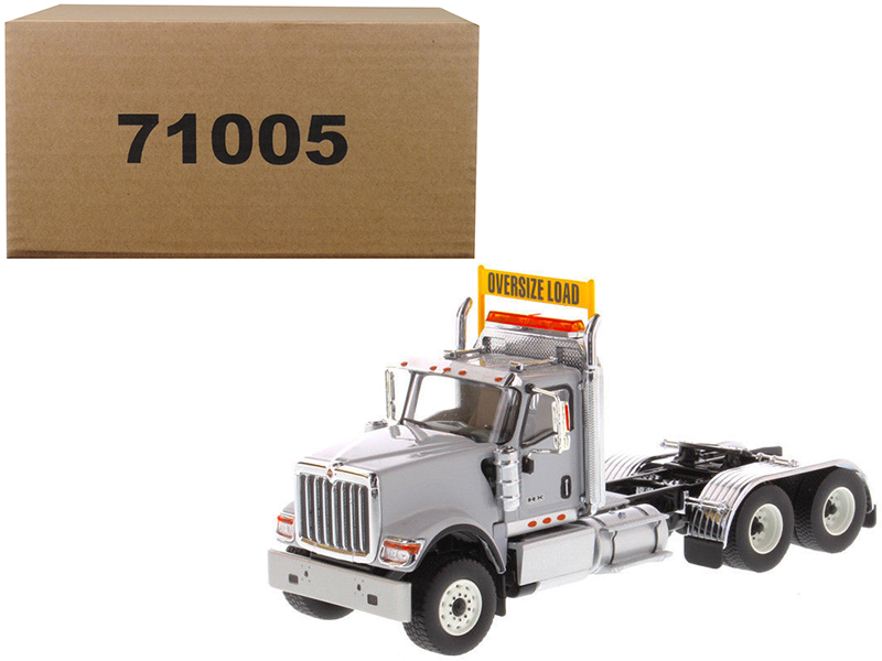 2010 International Lonestar Truck Tractor White 1/87 (HO) Scale Model Car by Brekina