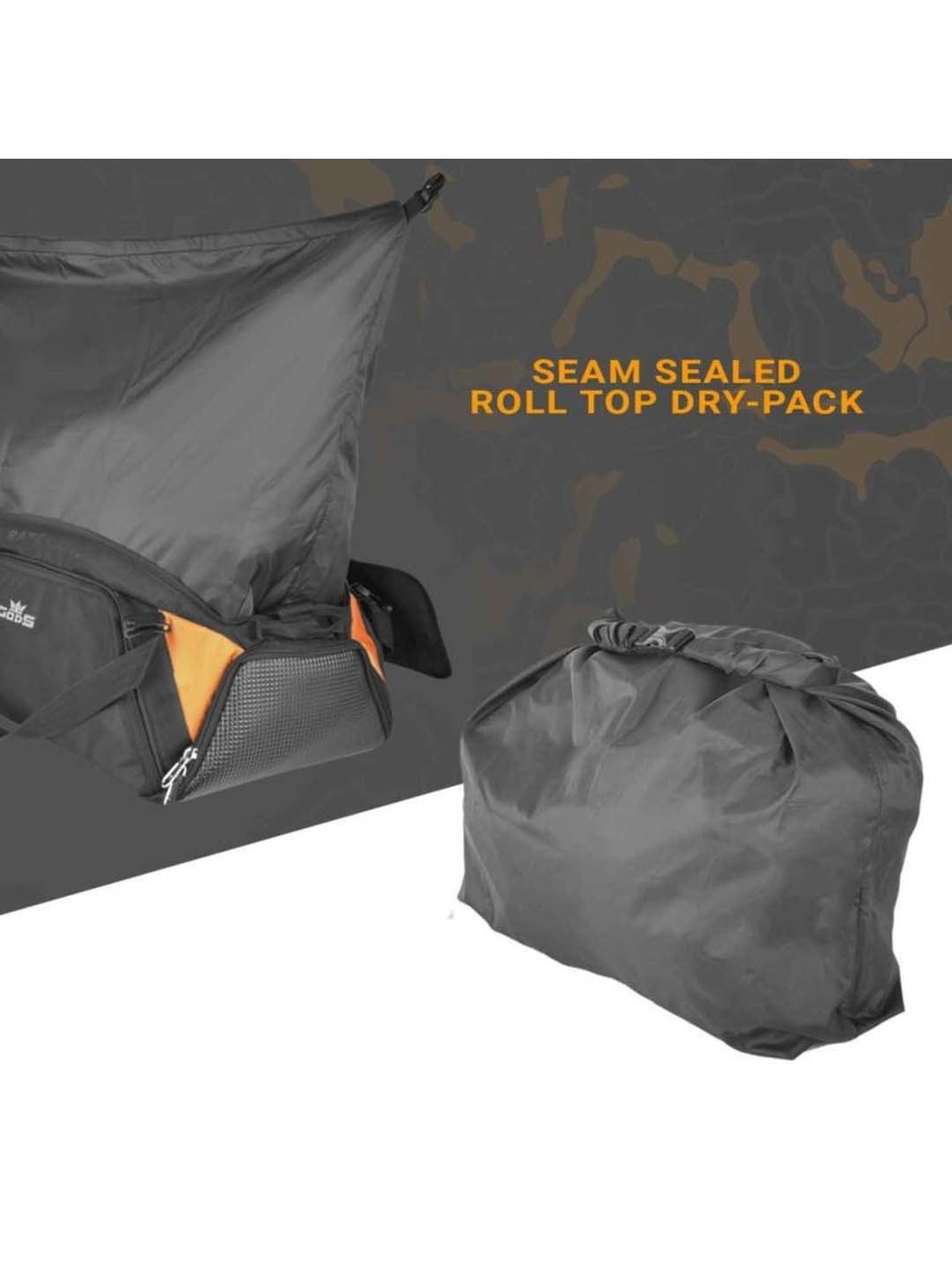 Gods Black Solid Saddle Bag