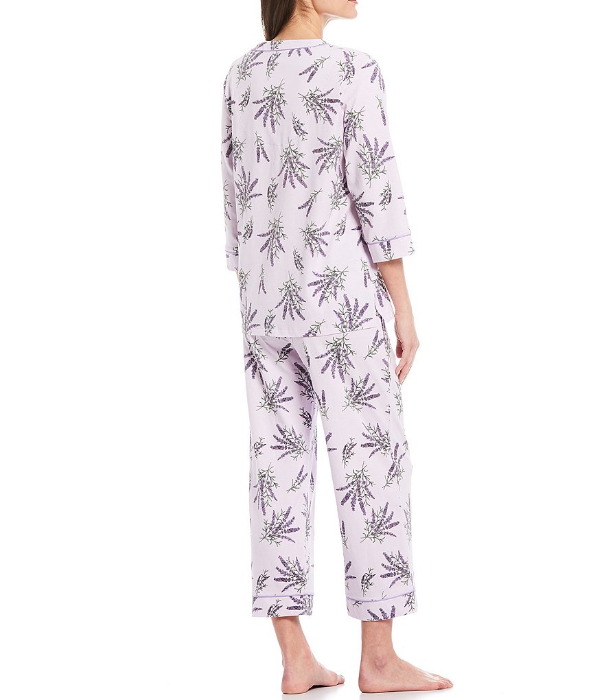 Lauren Ralph Lauren Classic Notch-Collar Sateen Coordinating Pajama Set