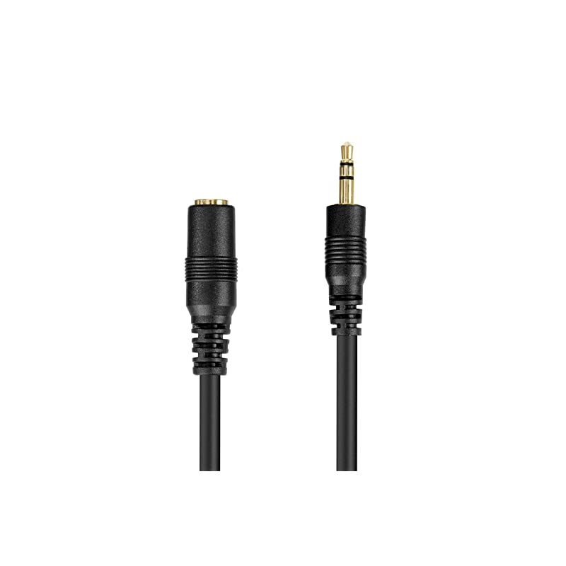 MC20 35mm Audio Cable 35mm TRS Female to Male 20ft Extension Cord for Microphones Headphones and More
