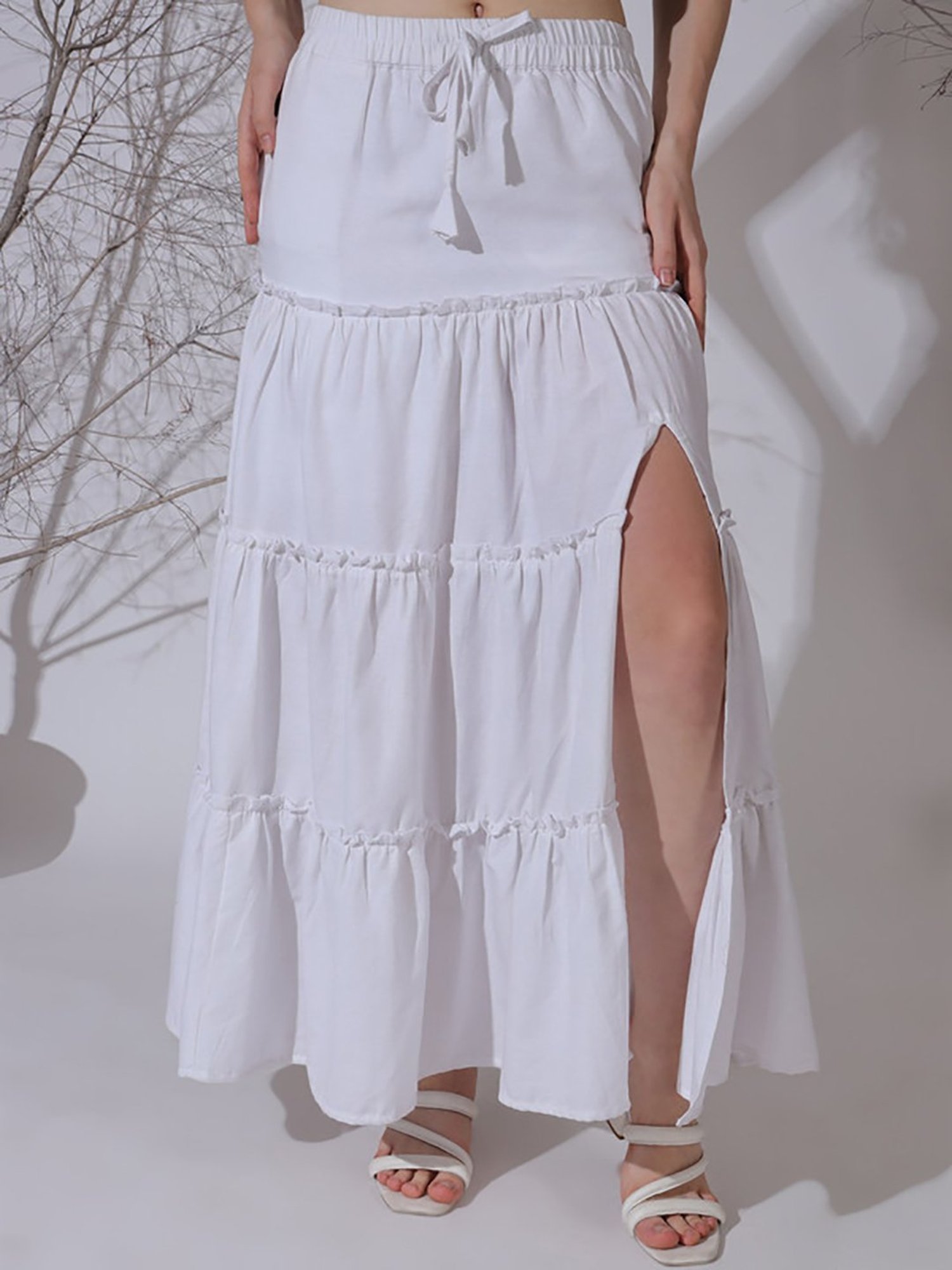 NEUDIS White Maxi Skirt