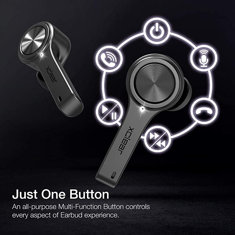 Wireless Earbuds with Immersive Sounds True 50 Bluetooth inEar Headphones with Charging CaseQuickPairing Stereo CallsBuiltin MicrophonesIPX5 SweatproofPumping Bass for Sports Black