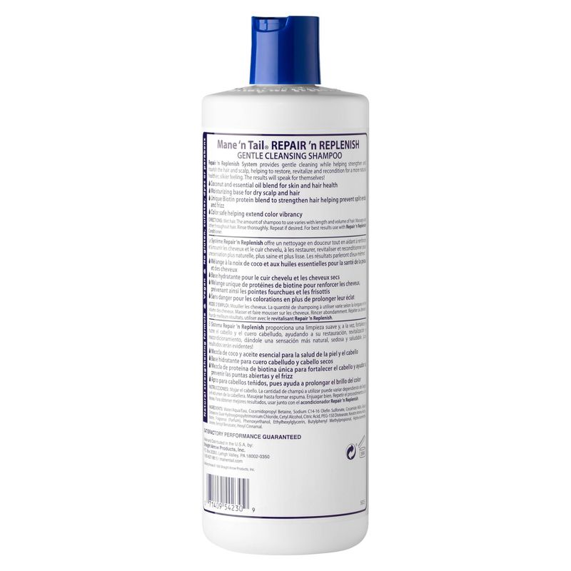 Mane 'N Tail Sulfate Free Repair 'n Replenish Shampoo - 15.2 fl oz