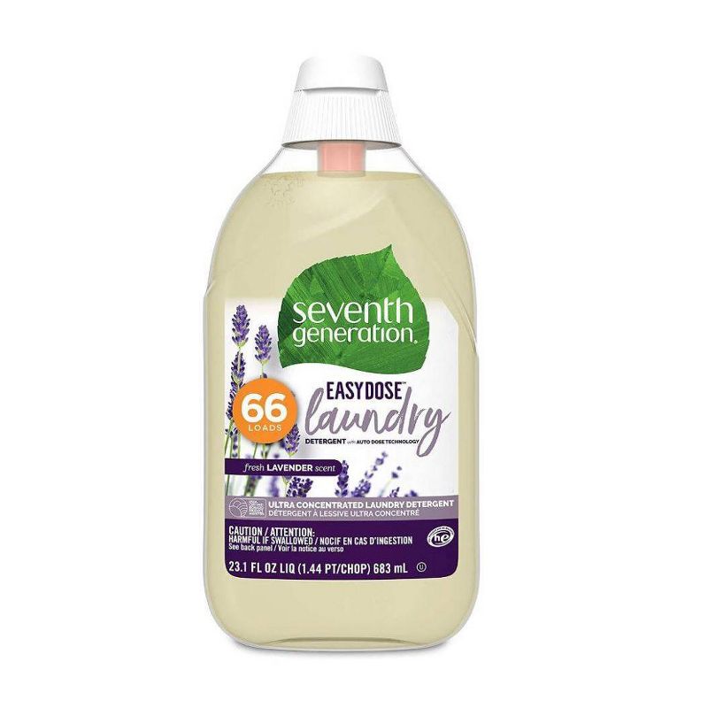 Seventh Generation EasyDose Ultra Concentrated 66-Loads Laundry Detergent Lavender-23.1 fl oz
