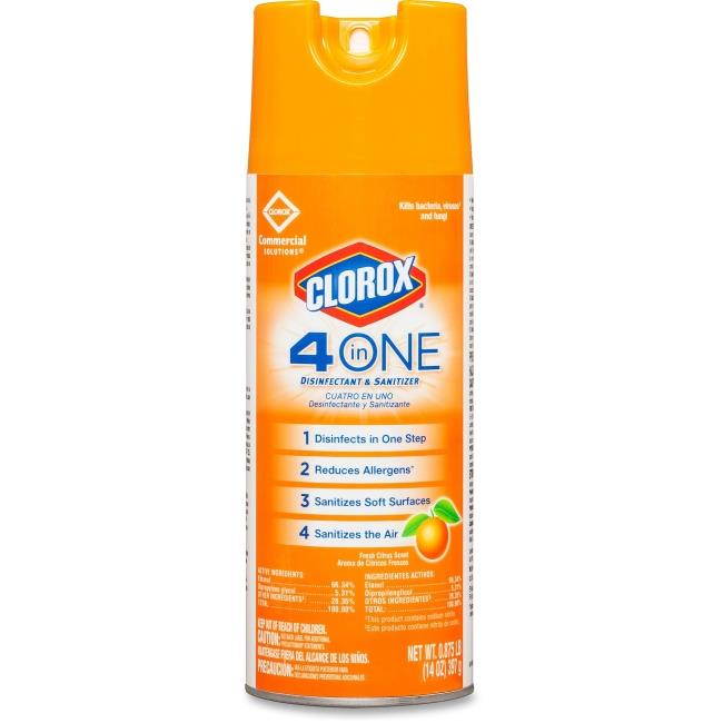 Clorox 4-in-One Disinfectant & Sanitizer COX31043CT