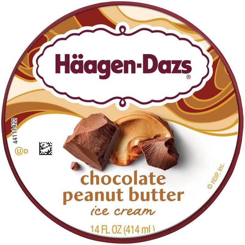 Haagen Dazs Chocolate Peanut Butter Ice Cream - 14oz