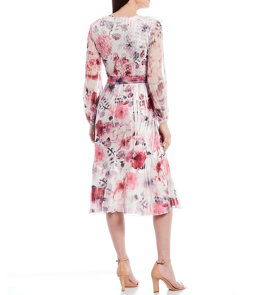 Marina Sequin Lace Round Neck 3/4 Sleeve Sheath Dress