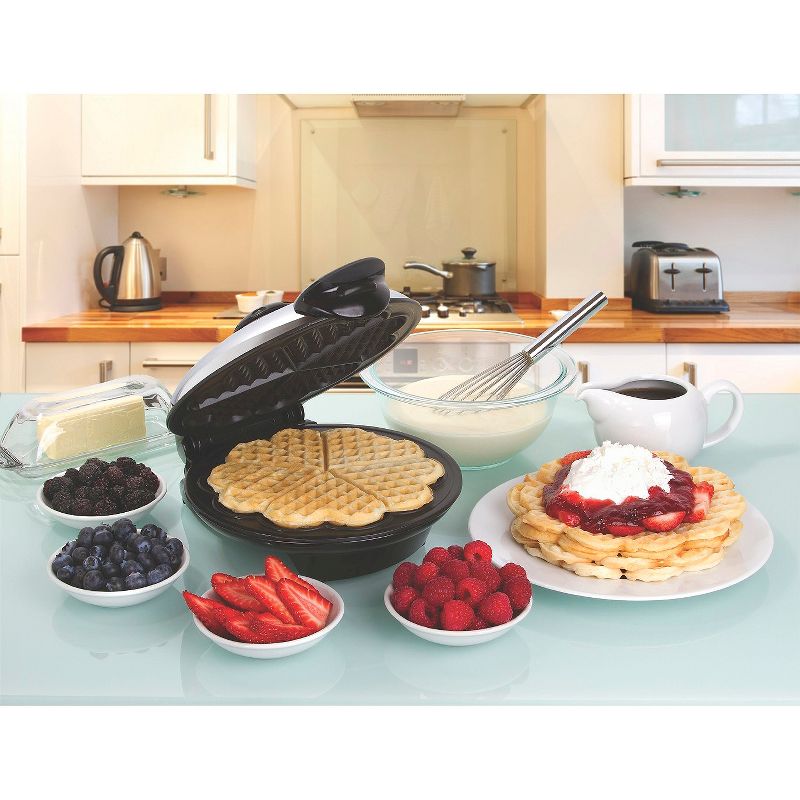 Euro Cuisine Heart Design Waffle Maker
