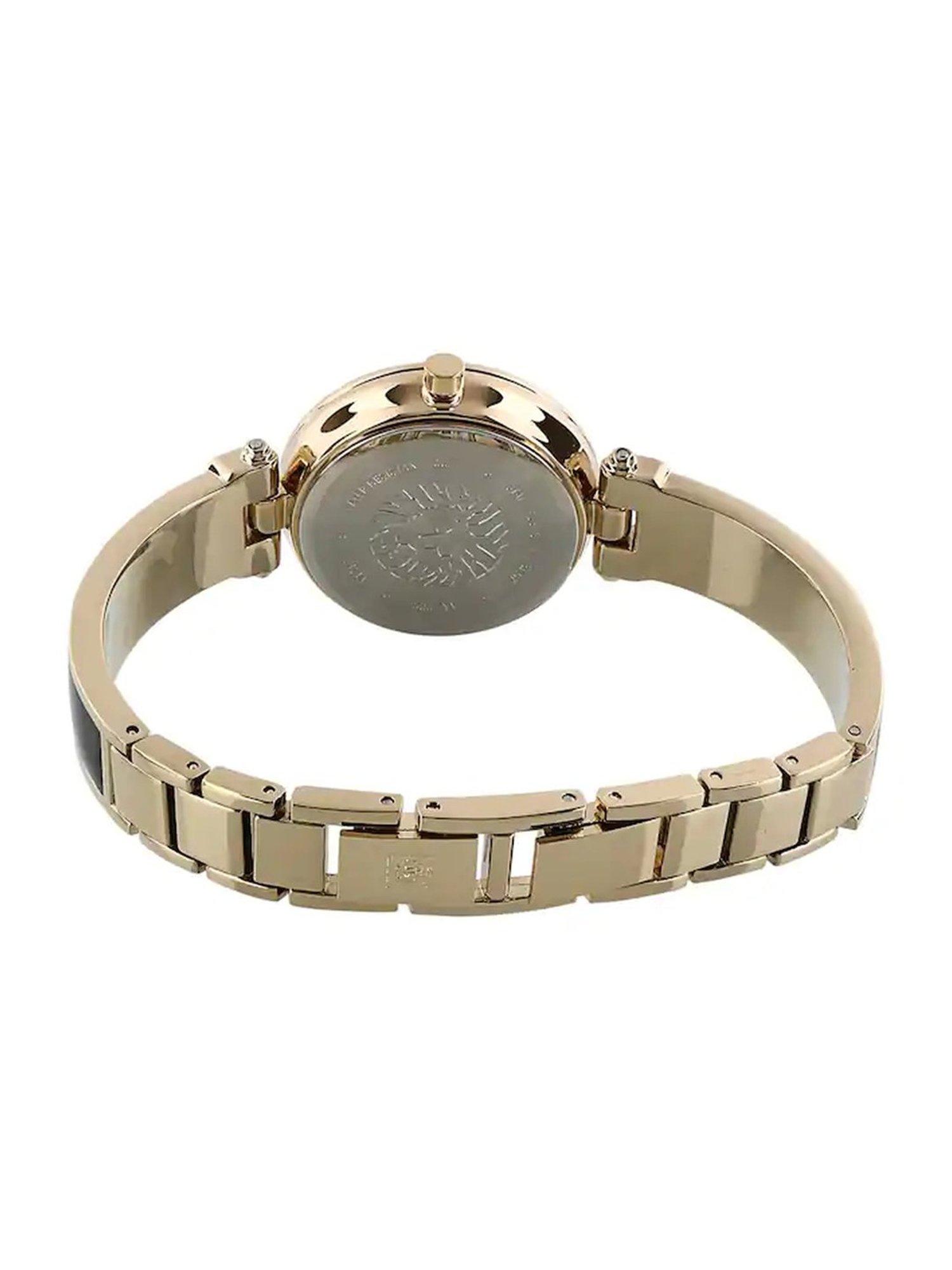 Anne Klein NCAK1980BKGB Diamonds Analog Watch for Women