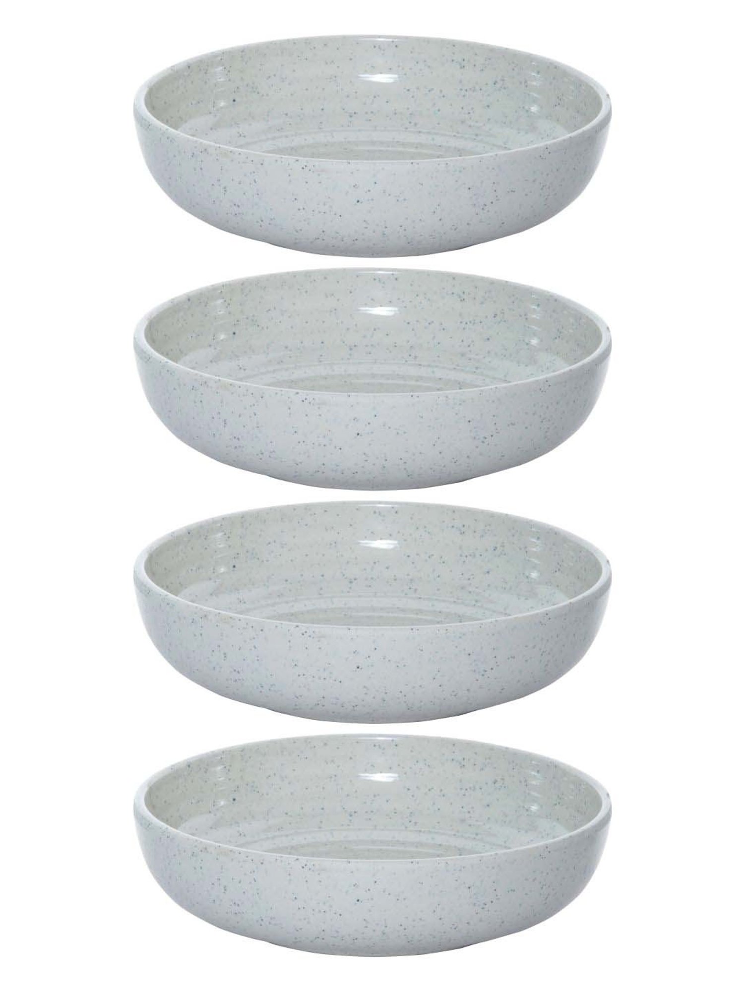 Goodhomes White Melamine Deep Plate - Set of 4