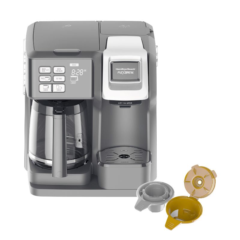 Nespresso Vertuo Plus  Coffee and Espresso Machine by De'Longhi with Aeroccino, Red