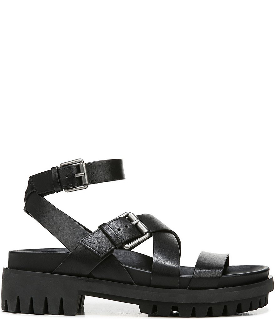 Sam Edelman Eleanora Leather Ankle Wrap Sandals
