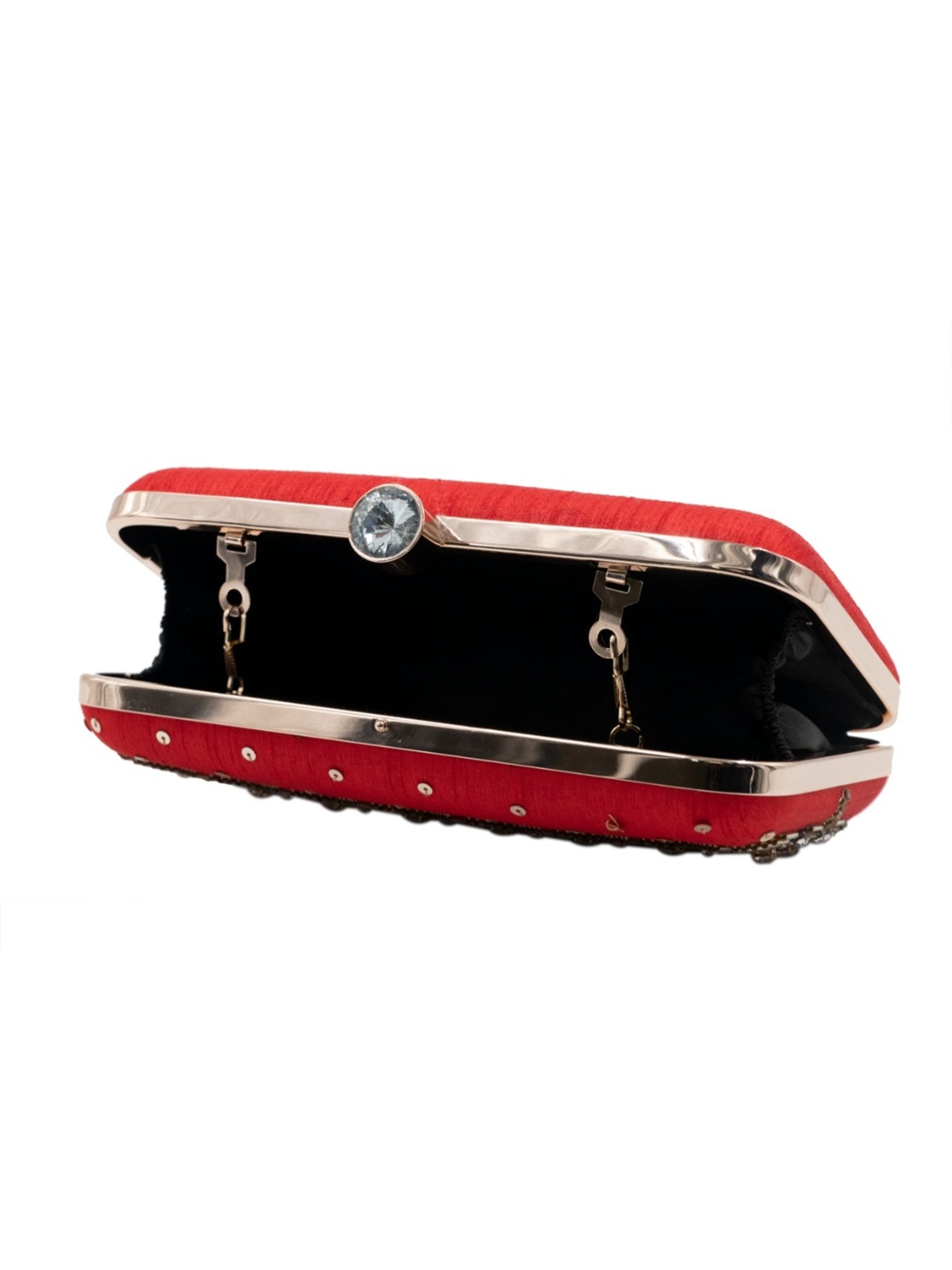 Sugarcrush Red Luxury Embroidered Small Clutch