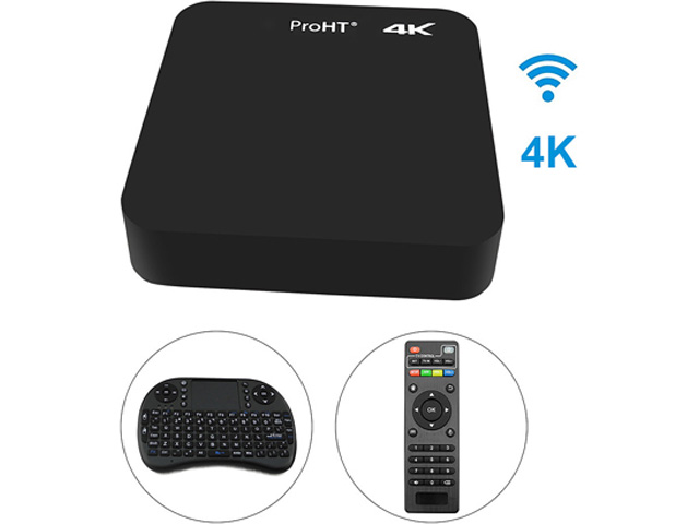 INLAND 88159 ProHT Andoid 4K TV Box with keyboard