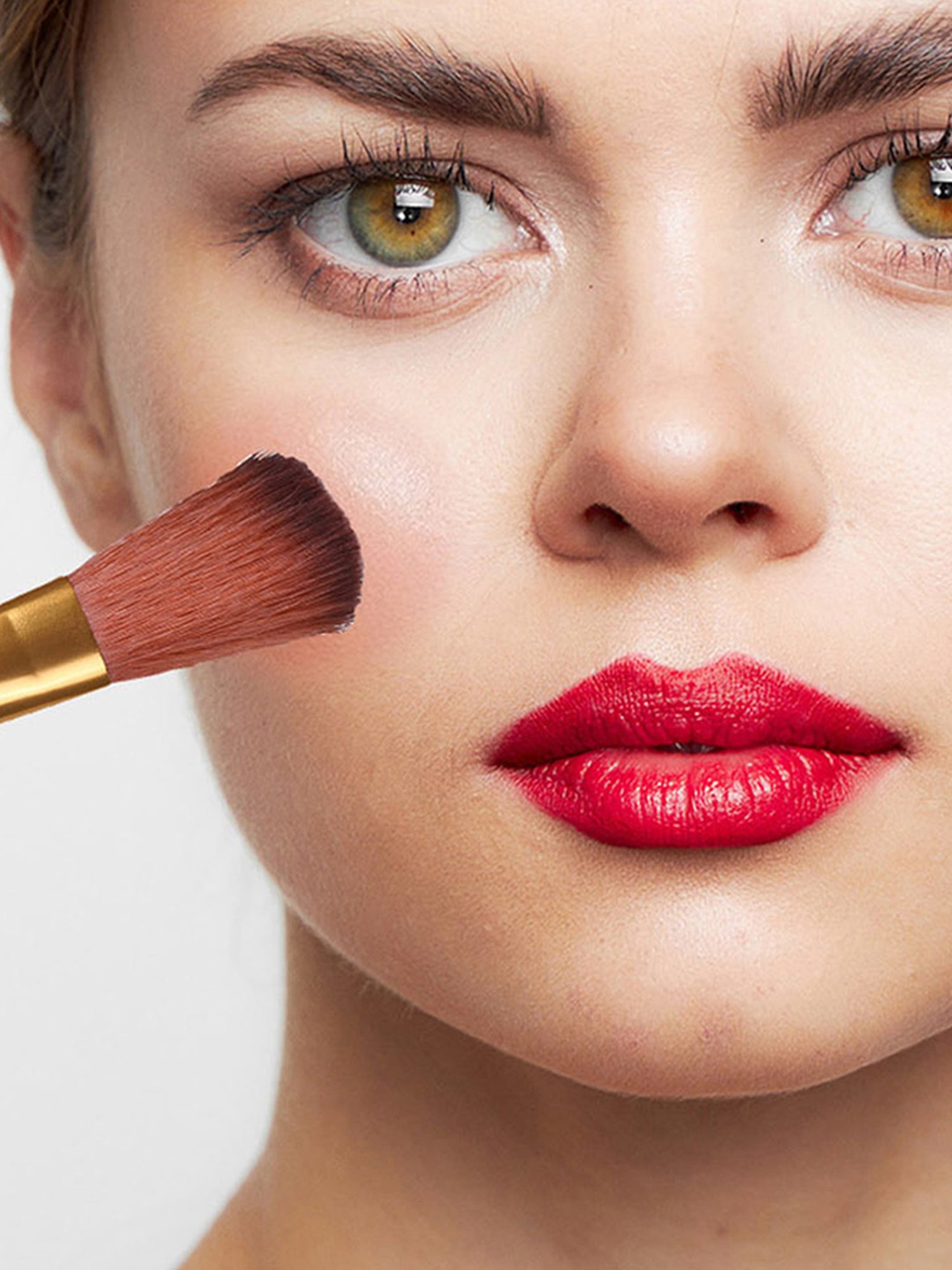 Bronson Professional Mini Face Powder Blush Brush