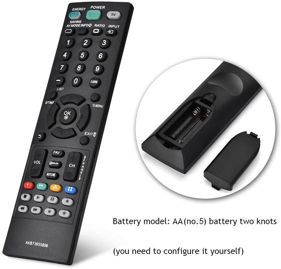 Universal Remote Control for LG AKB73655806, Smart TV Remote Control Replacement for LG AKB73655806 LCD LED TV