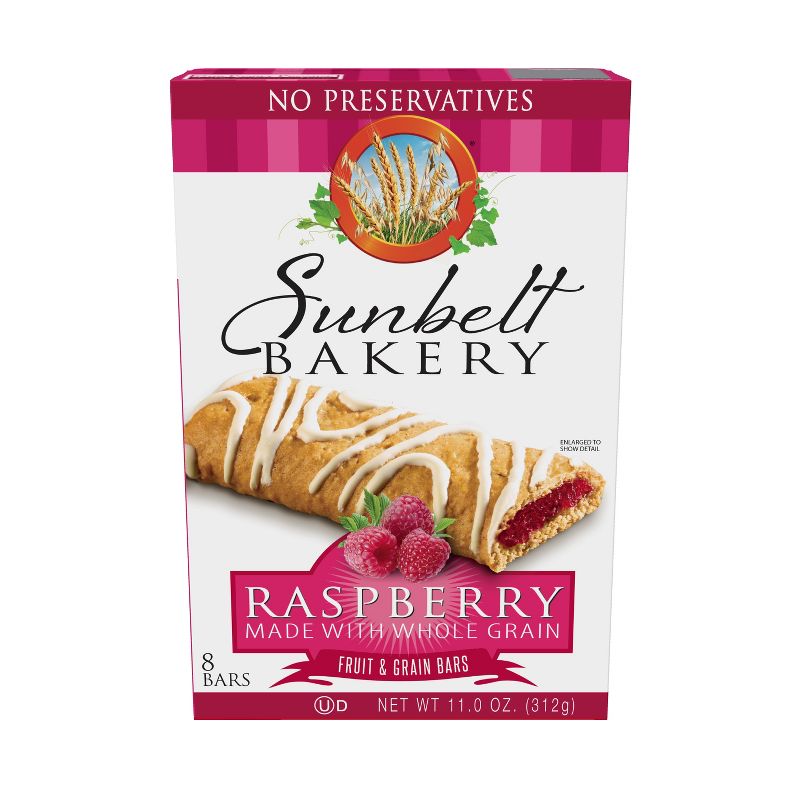 Sunbelt Bakery Raspberry Fruit & Grain Bars - 8ct/11oz