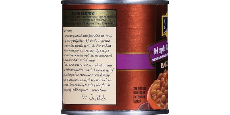 Bush's Maple Cured Bacon Baked Beans - 16oz