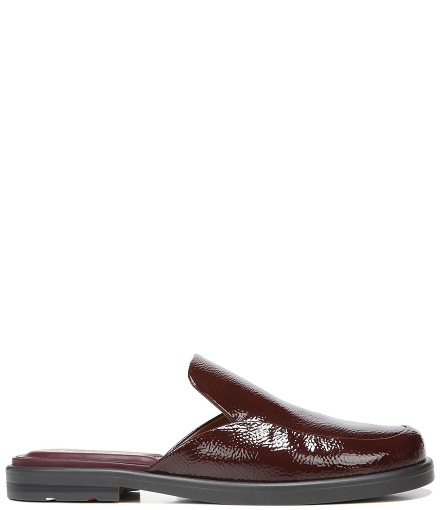 Franco Sarto Boccaslide Crinkle Patent Mules