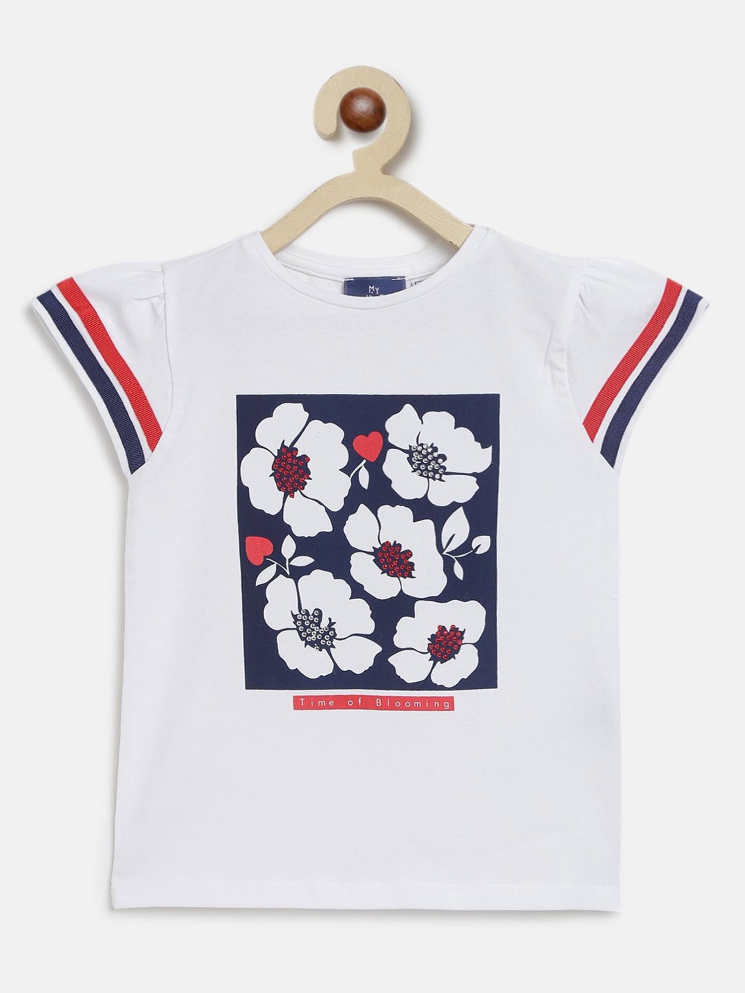 Chicco Kids White Printed Top