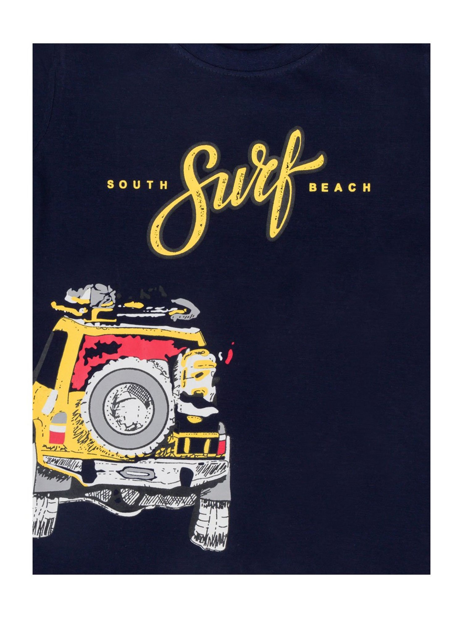 Todd N Teen Kids Blue & Navy Printed T-Shirts with Bottom (Pack Of 2)